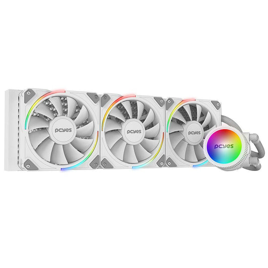 WATER COOLER 360MM SANGUE FRIO 3 ARGB WHITE GHOST - TDP 350W - ARGBSF3360WGBR