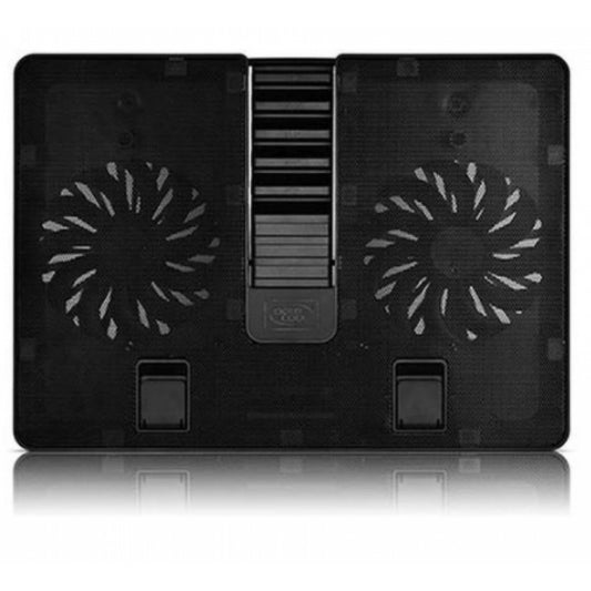 Suporte para Notebook Deepcool U PAL, Ajustável, Black, Com 2 Fans, DP-N214A5-UPAL