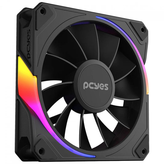 Ventoinha PCYes Sangue Frio 3 ARGB Black Vulcan, Reverse, 120mm, Preto, ARGBRVSF3BR