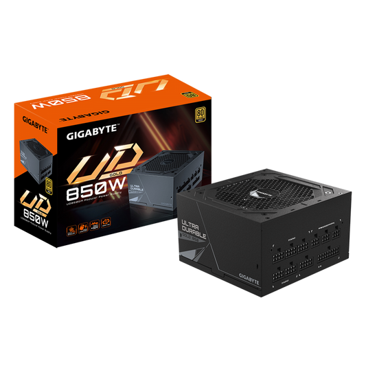 Fonte Gigabyte GPUD850GM, 850W, 80 Plus Gold, PFC Ativo, Full Modular, GP-UD850GM