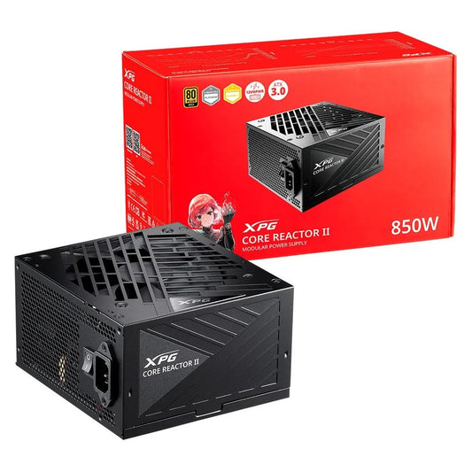 Fonte XPG Core Reactor II 850G-BKCBR, 850W, 80 Plus Gold, Modular, PFC Ativo, Com Cabo, Preto - 75261198