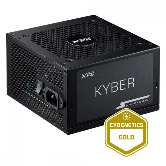 Fonte SuperFrame Kyber, By XPG, 750w, 80 Plus Gold, Com conector PCIe 5.0, PFC Ativo