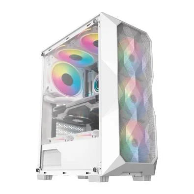 Gabinete Gamer Hayom GB1730, Mid Tower, ATX, 3 Coolers Fan, Branco