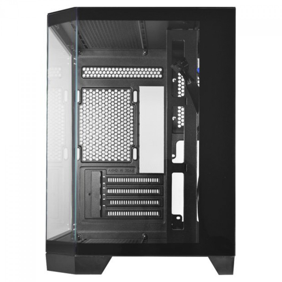 Gabinete Gamer K-MEX Aquario Ângulo CG-0620, Mid Tower, Vidro Temperado, m-ATX, Sem Fan, Preto, CG0620RH001CB0X