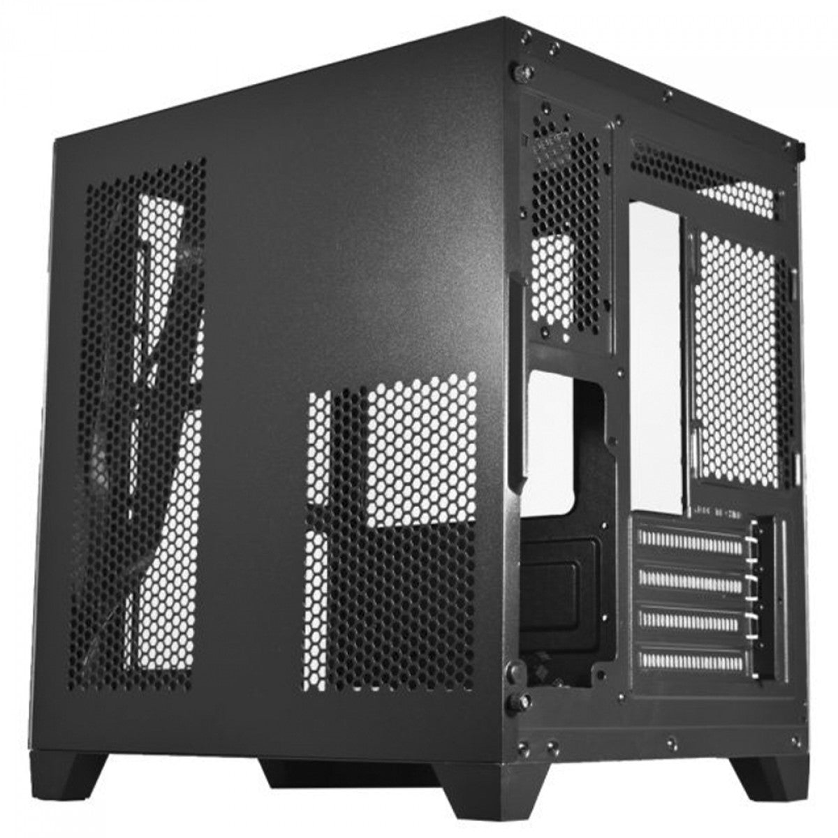 Gabinete Gamer K-MEX Aquario Ângulo CG-0620, Mid Tower, Vidro Temperado, m-ATX, Sem Fan, Preto, CG0620RH001CB0X