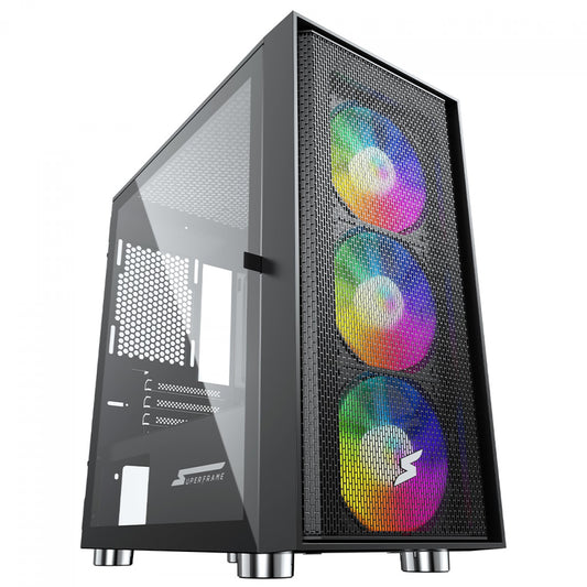 *CONSULTAR VALOR PELO WHATSAPP* PC GAMER RYZEN 5500, RTX 3060 12GB, 16GB RAM XPG RGB, SSD NVME 1TB, 600W 80 PLUS, GAB SUPERFRAME COM FANS