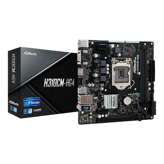 *CONSULTAR VALOR PELO WHATSAPP* PLACA MÃE ASROCK H310CM-HG4 DDR4 SOQUETE LGA1151 CHIPSET INTEL H310