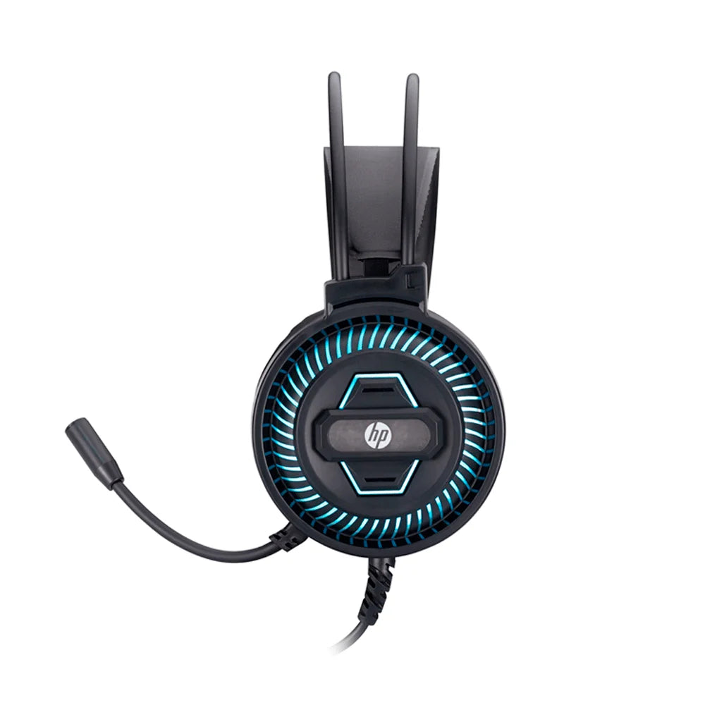 Headset Gamer HP, DHE-8001U, Conexão USB, 50mm - Preto