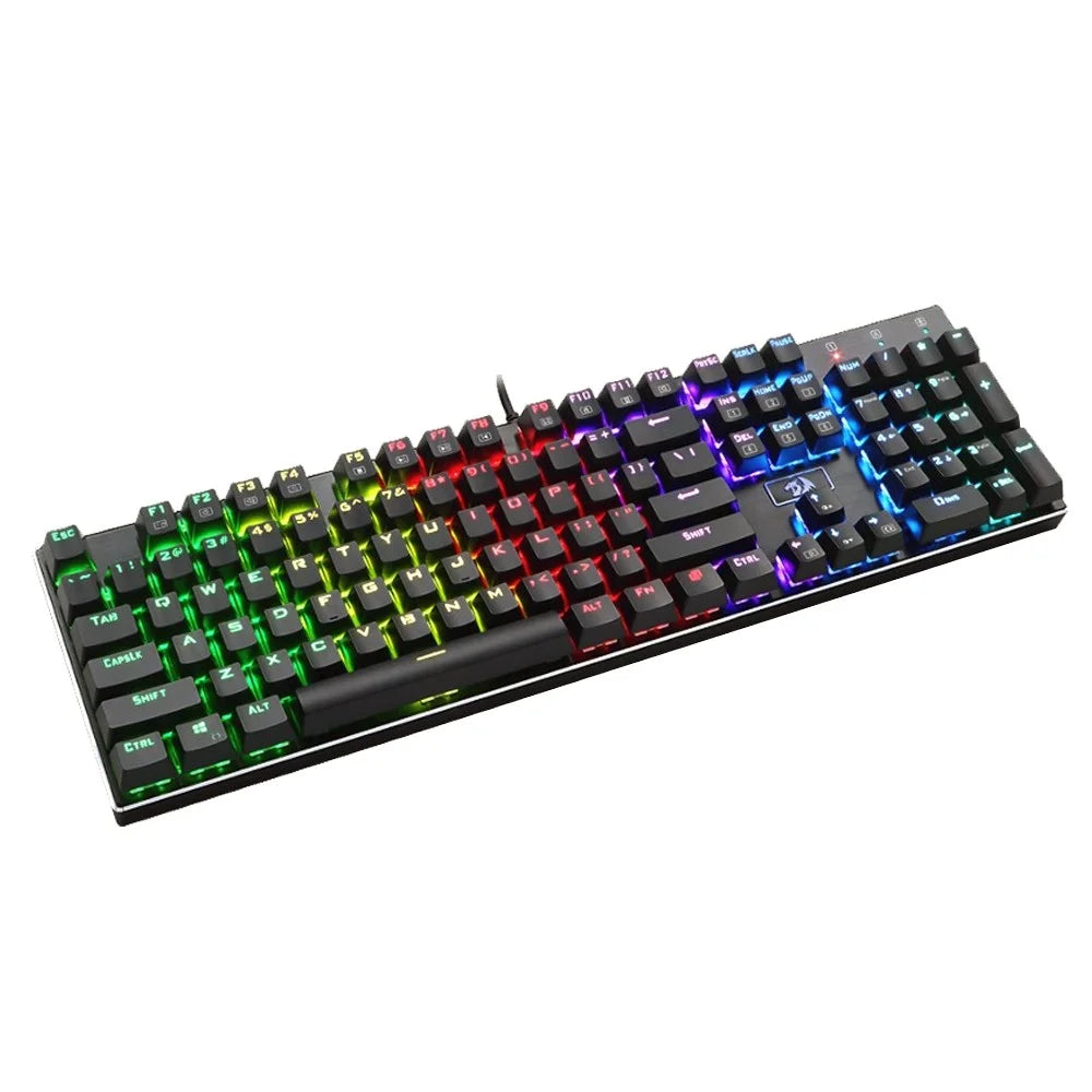 Teclado Mecânico Gamer Redragon Devarajas, RGB, Switch Brown, Preto - Preto - Unissex - Único