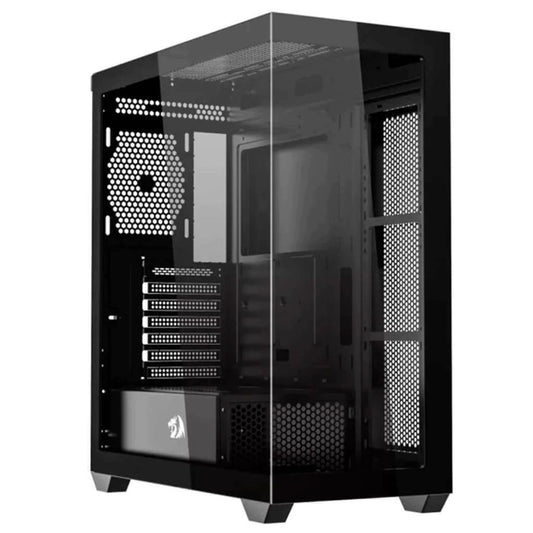 Gabinete Redragon Deflect Preto Vidro Temperado Mid Tower (CA-609B)