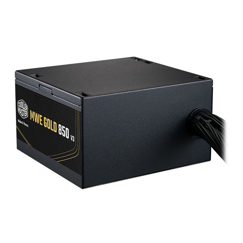 Fonte Cooler Master MWE Gold 850 V3, 850W, ATX 3.1, 80 Plus Gold, Preto, MPE-8506-ACAG-BBR