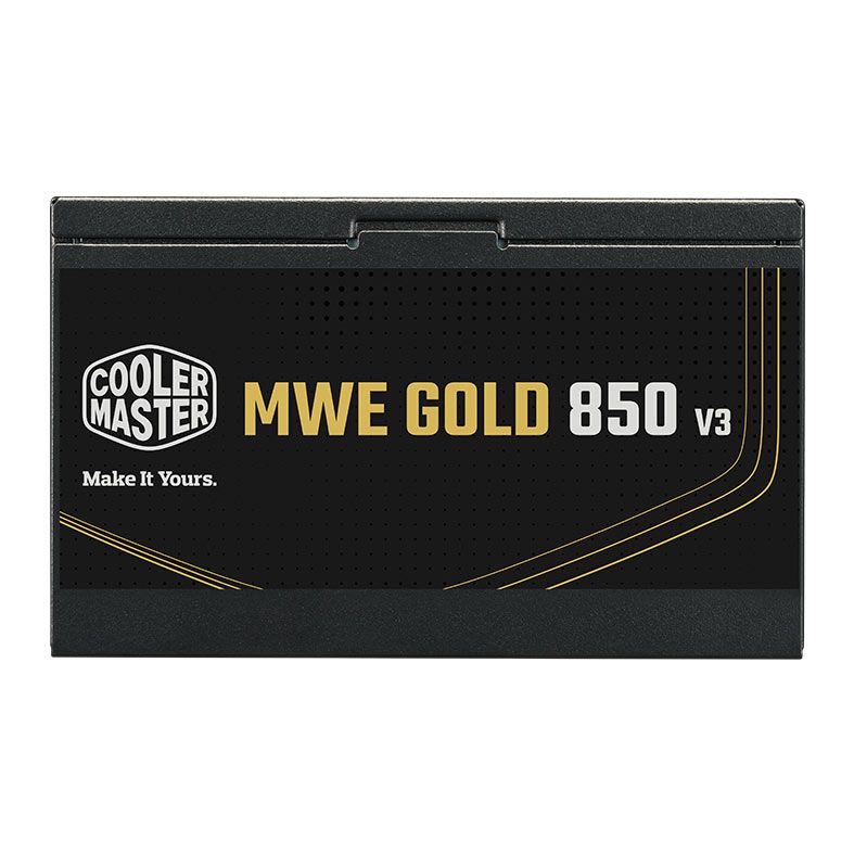 Fonte Cooler Master MWE Gold 850 V3, 850W, ATX 3.1, 80 Plus Gold, Preto, MPE-8506-ACAG-BBR