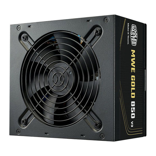 Fonte Cooler Master MWE Gold 850 V3, 850W, ATX 3.1, 80 Plus Gold, Preto, MPE-8506-ACAG-BBR