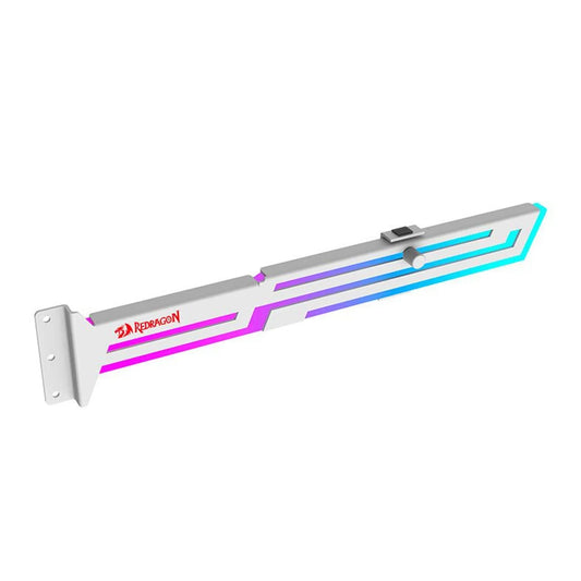 Suporte Para Placa De Vídeo Redragon RGB Branco - RD-GCP03W