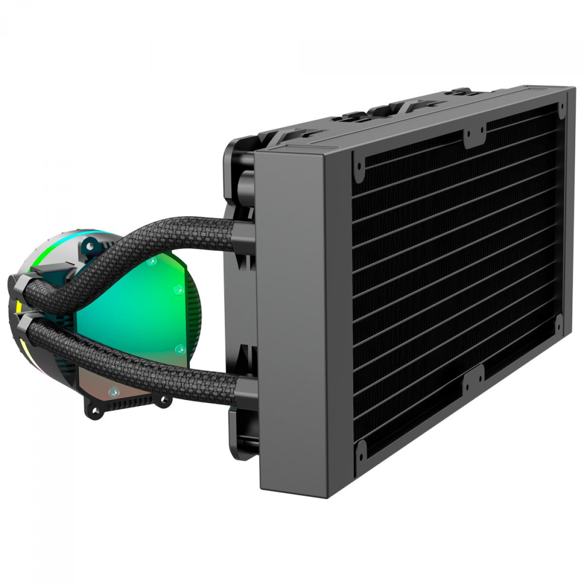 Water Cooler Kalkan Iota 360 ARGB, 360mm, Intel-AMD, Preto, KLK00046