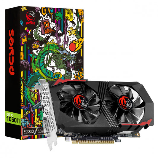 PLACA DE VIDEO NVIDIA GEFORCE GTX 1050 TI 4GB GDDR5 128 BITS DUAL FAN