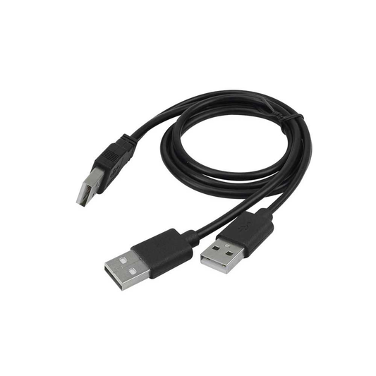 CABO USB Y 2.0 - 1 USB A MACHO + 2 USB A MACHO - 80 CM 5+ - 018-1415