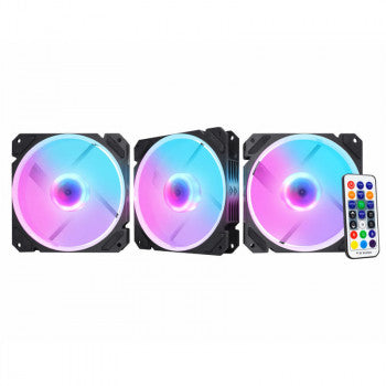 Kit FAN Gamer K-Mex, AACA, ARGB, 3 Fans 120mm AACAK136ARPXB0X