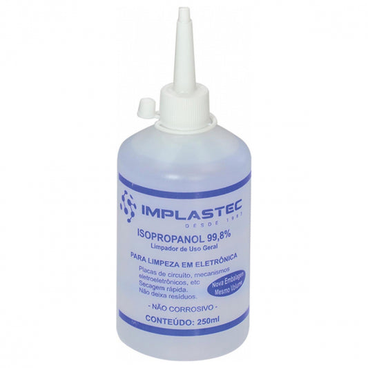 ALCOOL ISOPROPILICO 250ML COM BICO APLICADOR