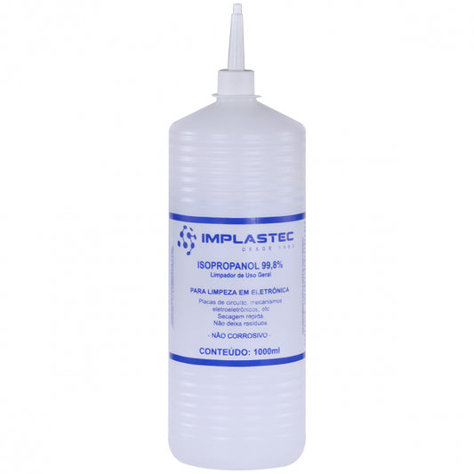 ALCOOL ISOPROPILICO 1 LITRO COM BICO APLICADOR