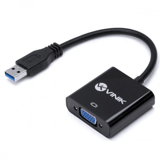 Adaptador Vga Femea Para Usb Macho