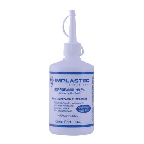 ALCOOL ISOPROPILICO 110ML COM BICO APLICADOR