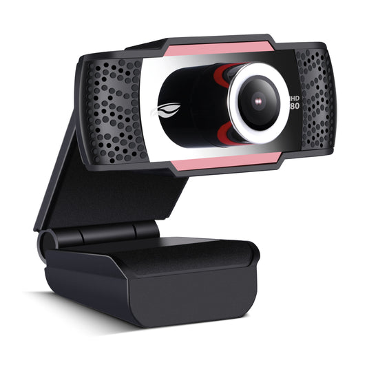 Webcam Com Microfone FullHD 1080P WB-100BK C3Tech