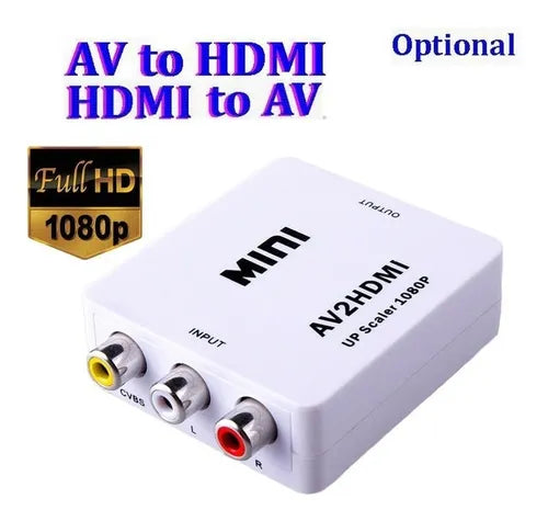 Conversor Adaptador Rca Av P/ Hdmi