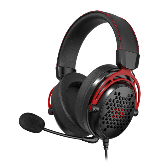 Headset Gamer Redragon Diomedes, USB+3.5mm, 7.1 Surround, Drivers De 53mm, Black, H388 CÓD: H388