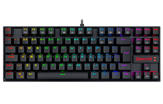 Teclado Mecânico Gamer Redragon Kumara Pro,K552RGB-PRO