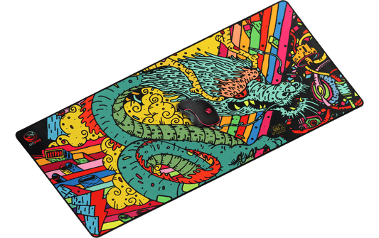 MOUSE PAD DRAGON EXTENDED - ESTILO SPEED - 900X420MM