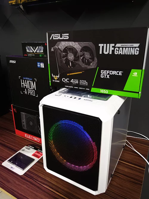 PC GAMER I5 10400F DÉCIMA/ GTX 1650 4GB/ SSD 240 / 550W 80 PLUS/ 8GB 2666MHZ