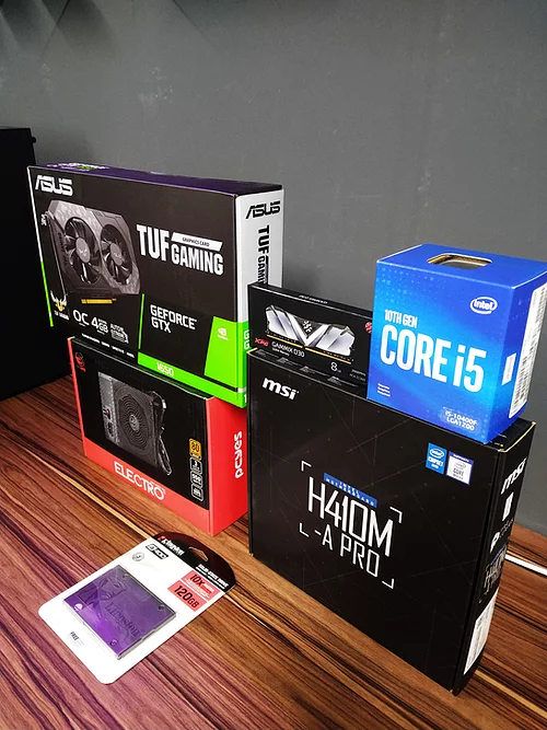 PC GAMER I5 10400F DÉCIMA/ GTX 1650 4GB/ SSD 240 / 550W 80 PLUS/ 8GB 2666MHZ
