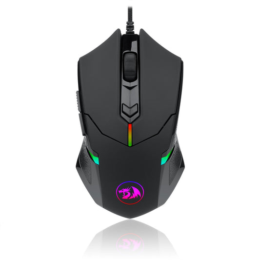 Mouse Gamer Redragon Centrophorus 2/ 7200DPI/ 6 Botões/ RGB/ Black/ M601-RGB