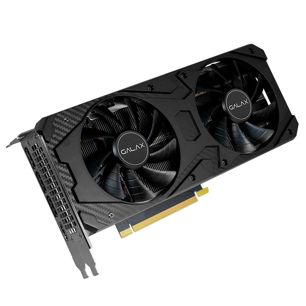 Placa de Video GALAX, GeForce RTX 3060, (1-Click OC), LHR, 12GB, GDDR6