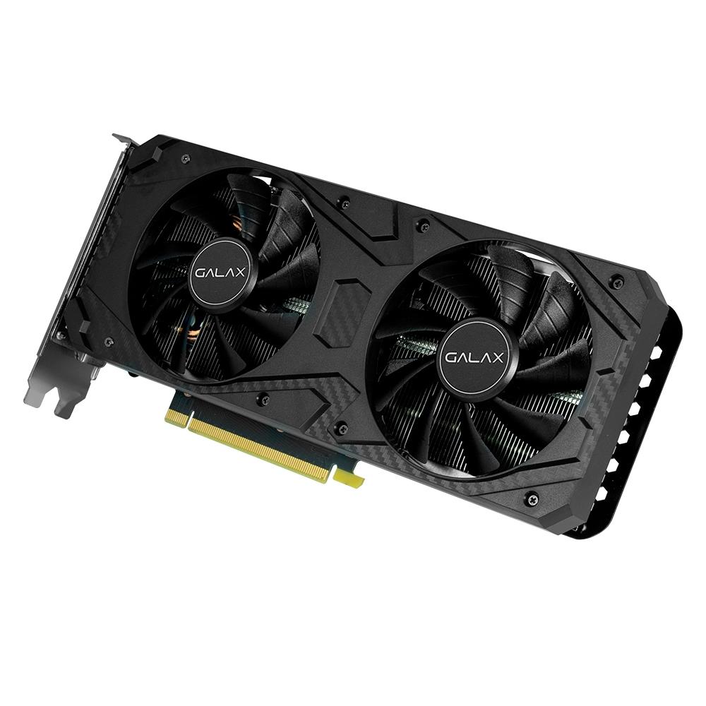 Placa de Video GALAX, GeForce RTX 3060, (1-Click OC), LHR, 12GB, GDDR6